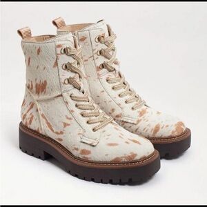 Sam Edelman Lue Lace Up Boots - New